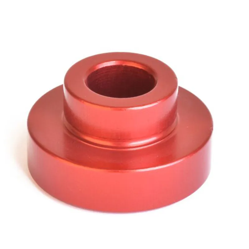 Wheels Manufacturing Large Bearing Press 17x28 Open Bore Adaptor in Red