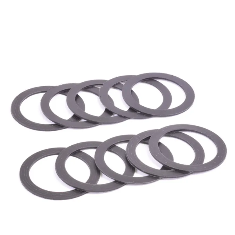 Wheels Manufacturing 29x1mm 10-pack Crank Spindle Spacers in Silver