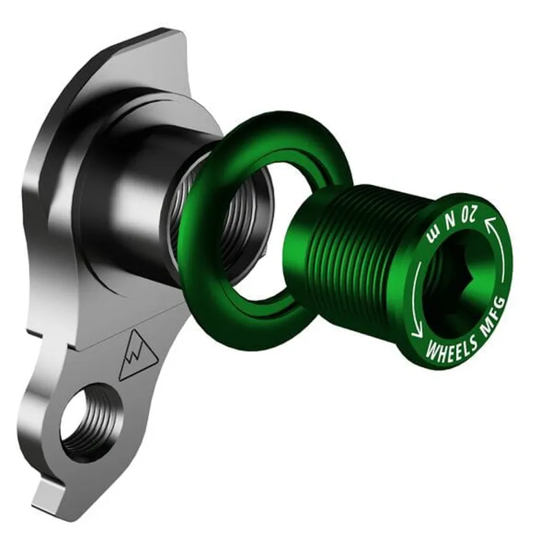 Wheels Manufacturing Dropout-487 Derailleur Hanger in Green