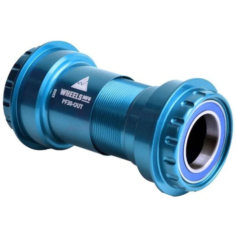 Wheels Manufacturing 24mm Crank PF30 Outboard Bottom Bracket in Teal