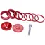 Wheels Manufacturing Pro StackRight Headset Spacer Kit in Red