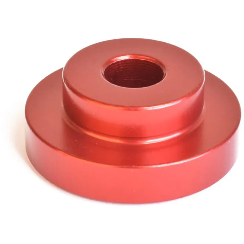 Wheels Manufacturing Large Bearing Press 24x37 Open Bore Adaptor in Red