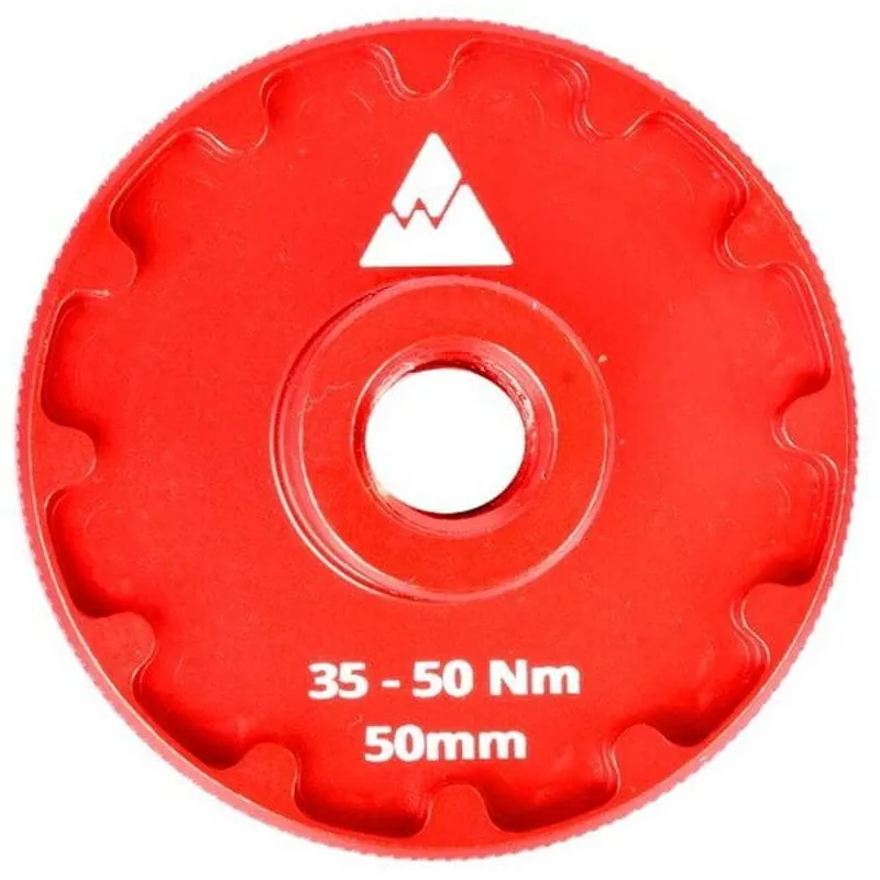 Wheels Manufacturing Thin Flange 16-Notch/50mm BB Tool in Red