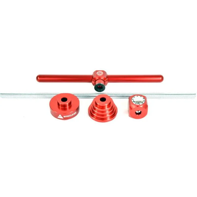 Wheels Manufacturing Headset Press Pro Install Kit in Red