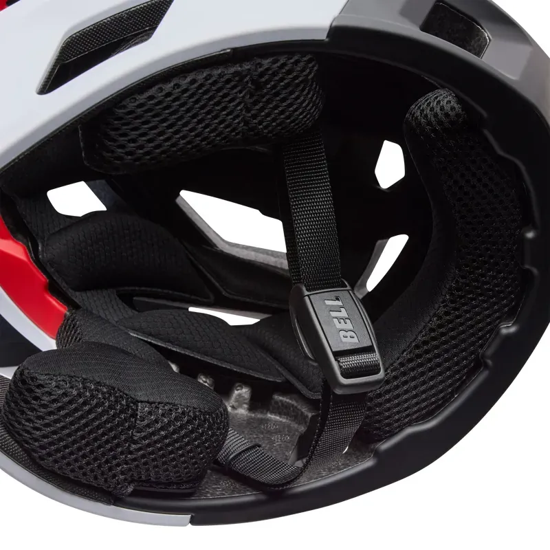 Bell Full-Air Mips Grid Full-Face Helmet in White/Black-9