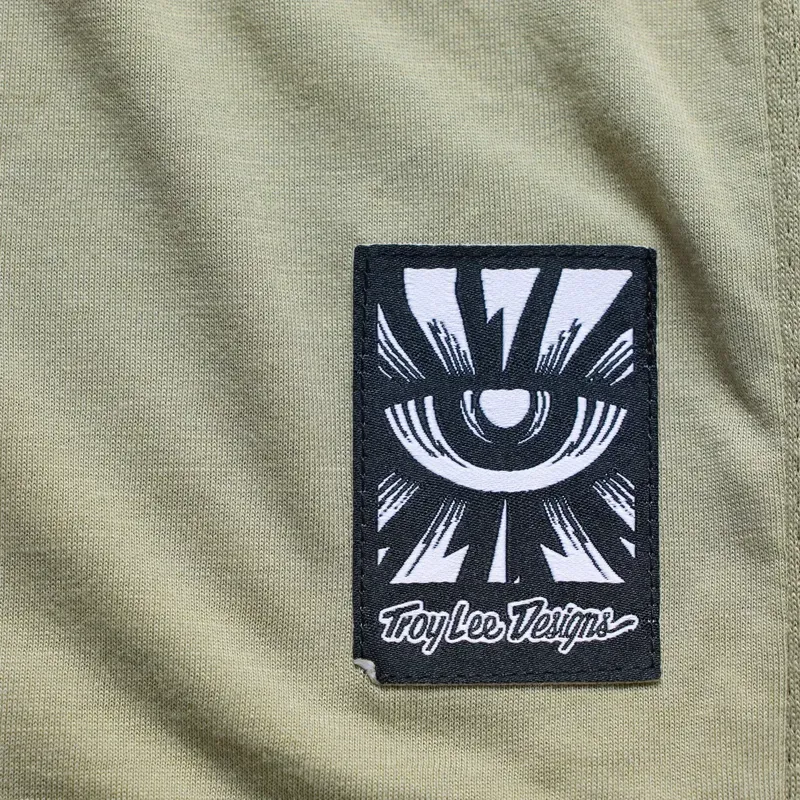 Troy Lee Designs Women's Lilium Ride Short Sleeve T-Shirt in Stamps Sage-8