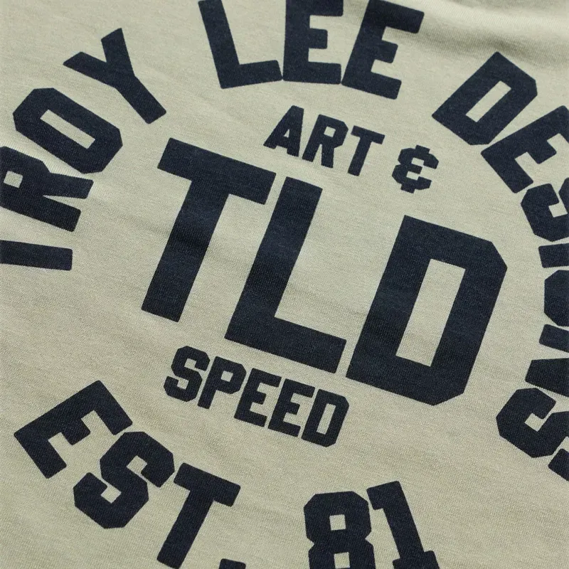 Troy Lee Designs Women's Lilium Ride Short Sleeve T-Shirt in Stamps Sage-9