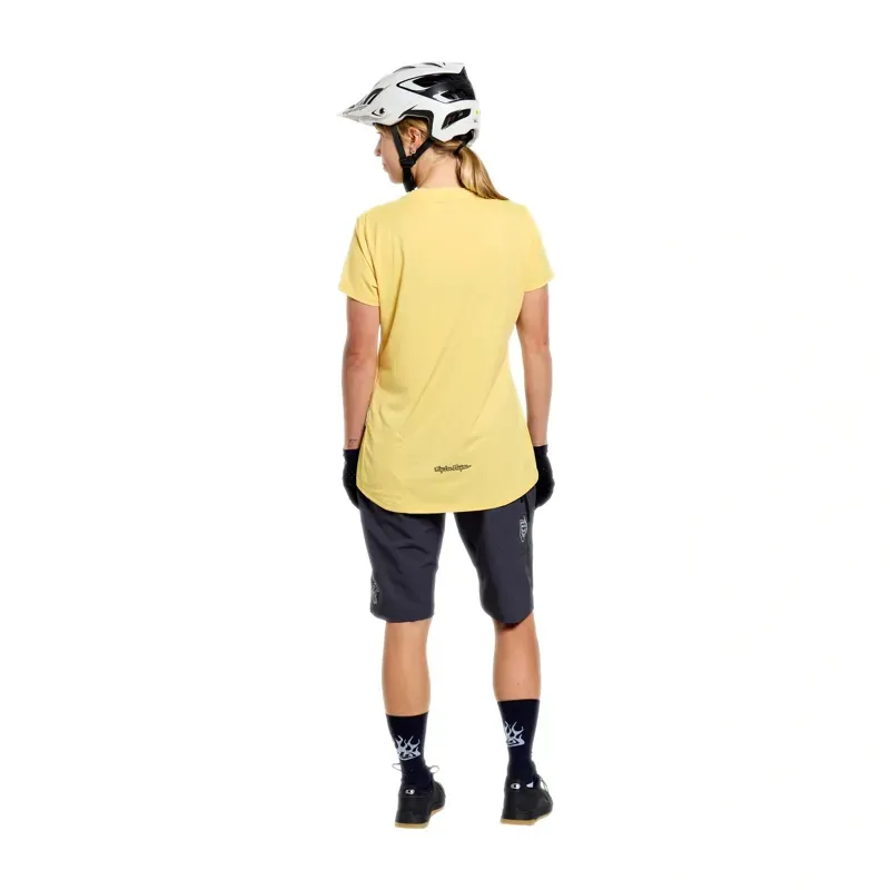 Troy Lee Designs Women's Lilium Pro Mono Shorts Shell in Carbon-12
