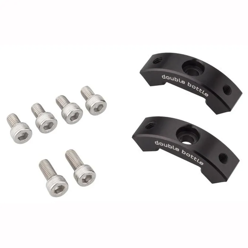 Wolf Tooth B-RAD Double Bottle Adaptor in Black