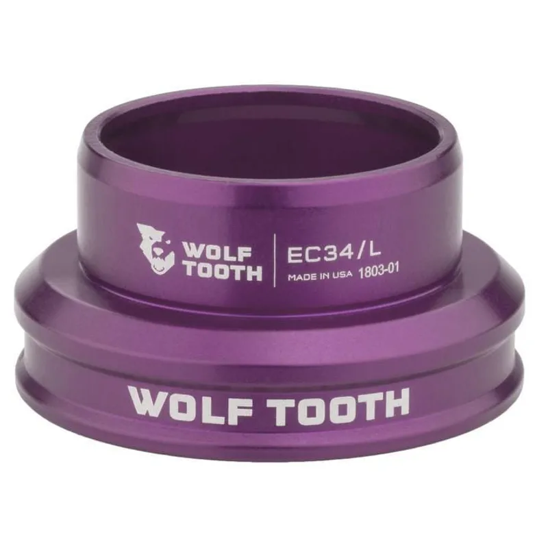 Wolf Tooth Performance EC34/30 External Cup Headset in Purple