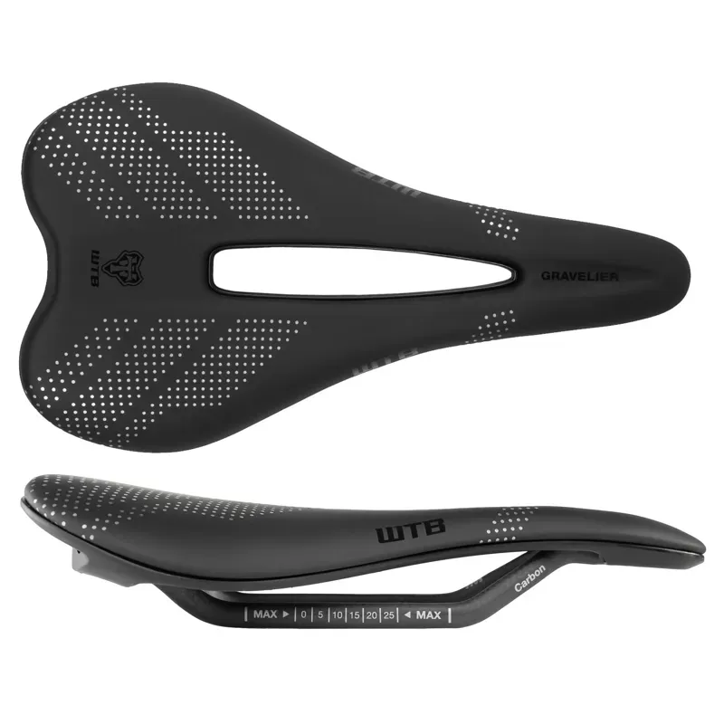 WTB Gravelier Medium Carbon Saddle in Black