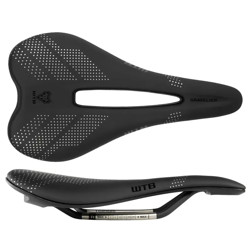 WTB Gravelier Medium Titanium Saddle in Black