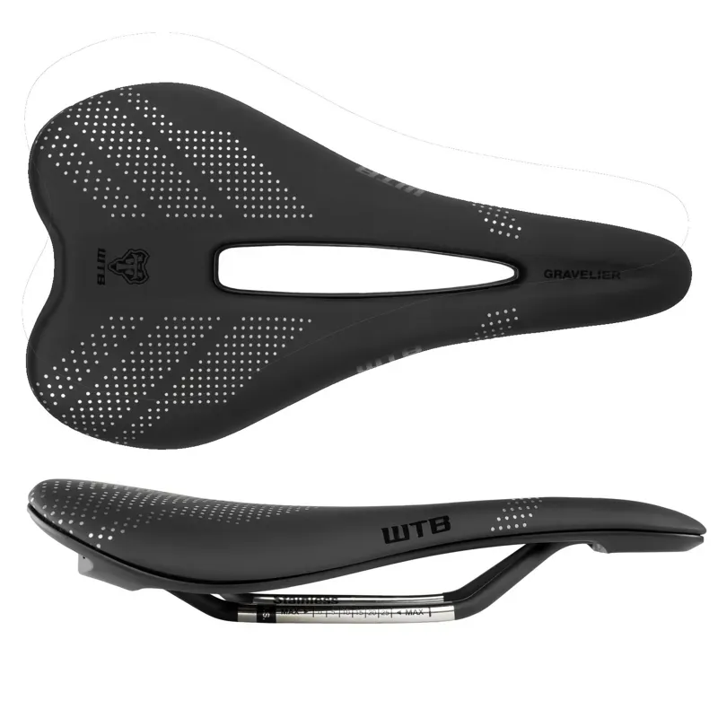 WTB Gravelier Medium Stainless Saddle in Black