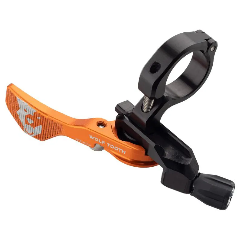 Wolf Tooth Limited Edition Remote Light Action Dropper Lever in Orange