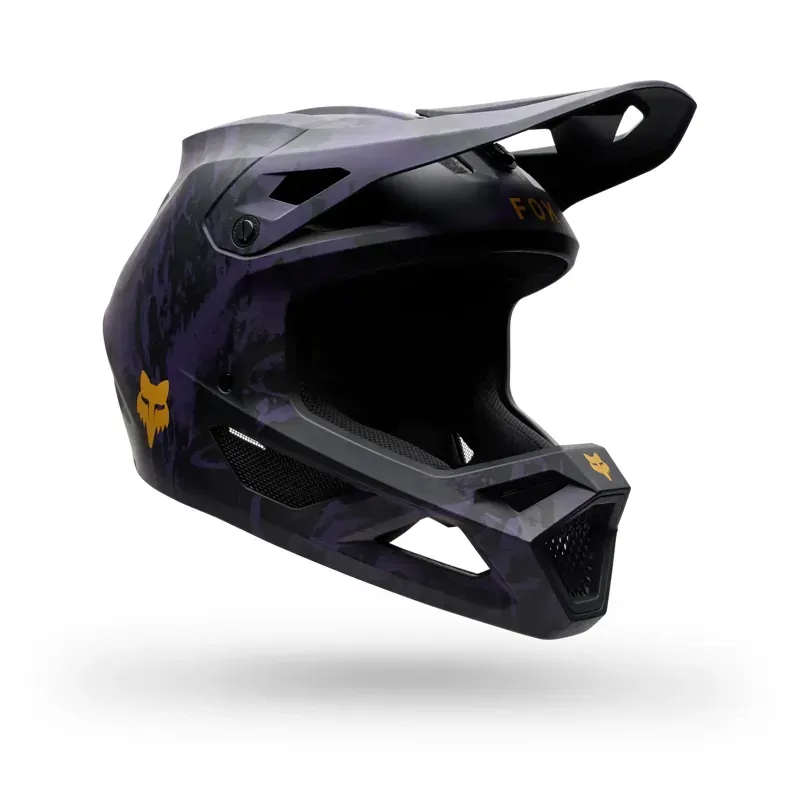 Fox Youth Rampage Image Print Helmet in Plum Purple-1
