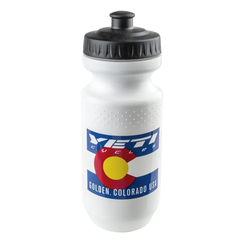 Yeti Colorado Flag Water Bottle in White