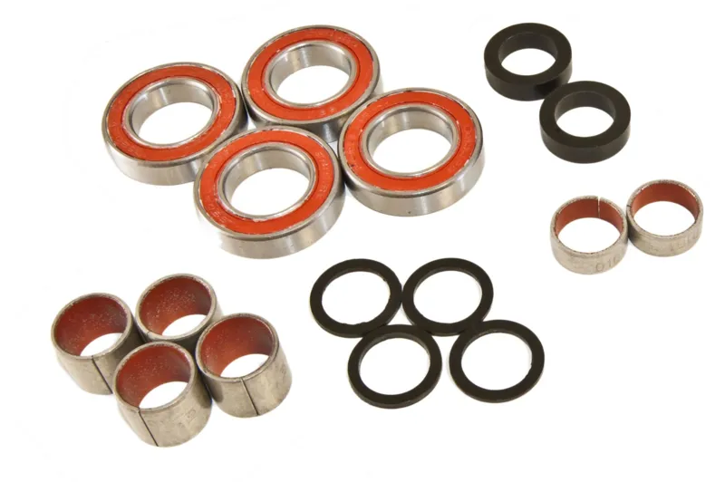 Yeti ASX 2000-2003 Bearing/Bushing Rebuild Kit in Silver