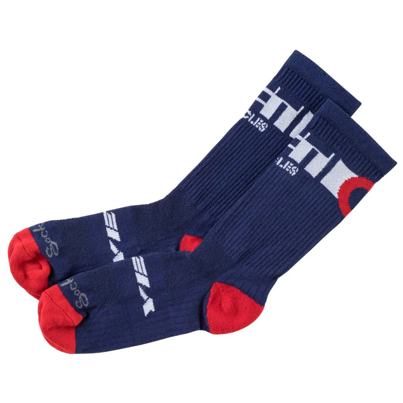 Yeti Colorado Flag Socks in Blue
