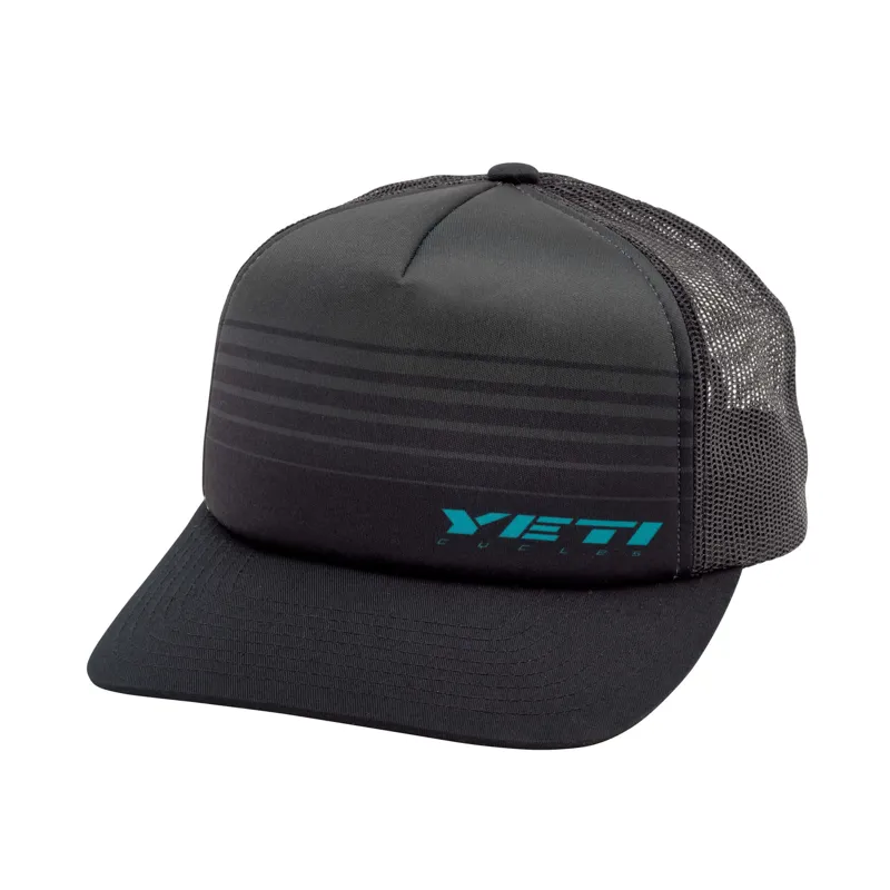 Yeti Race Stripes Foam Trucker Hat in Black