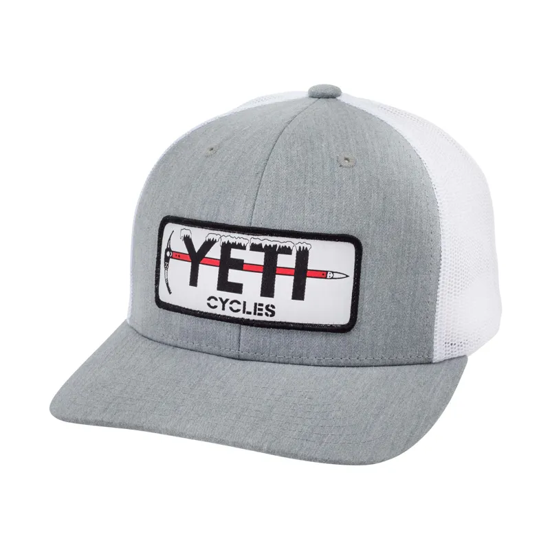 Yeti Ice Axe Patch Trucker Hat in Grey
