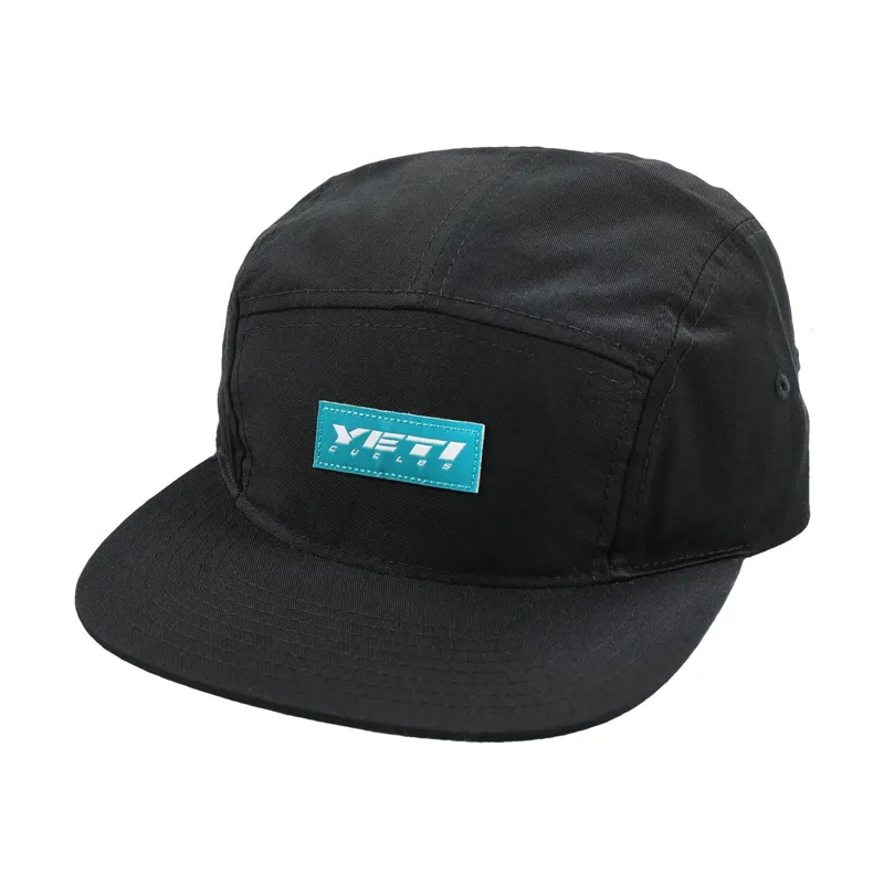 Yeti Slant 5 Panel Hat in Black