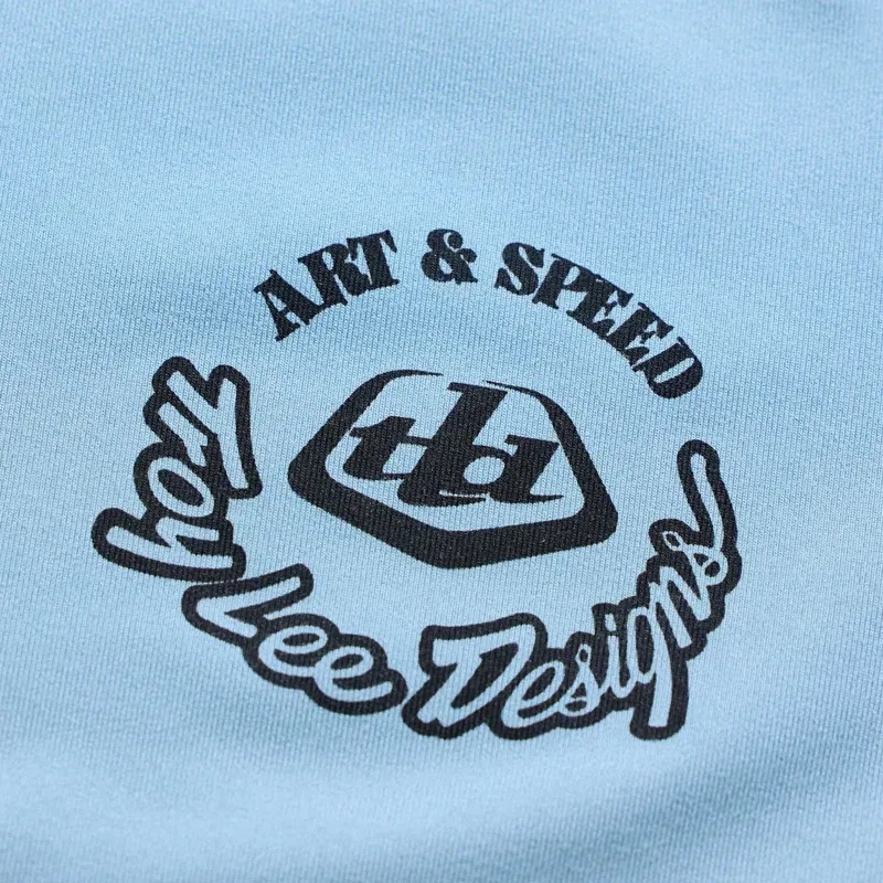 Troy Lee Designs Youth Ruckus Ride Carbs Long Sleeve T-Shirt Dawn Blue-5