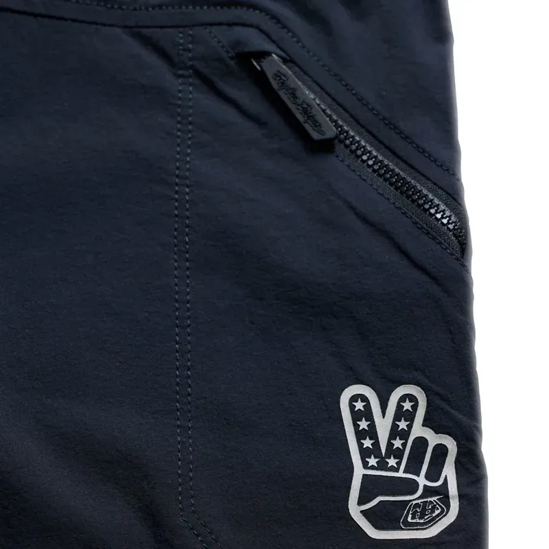 Troy Lee Designs Skyline Trail Youth Trousers in Mono Black-4