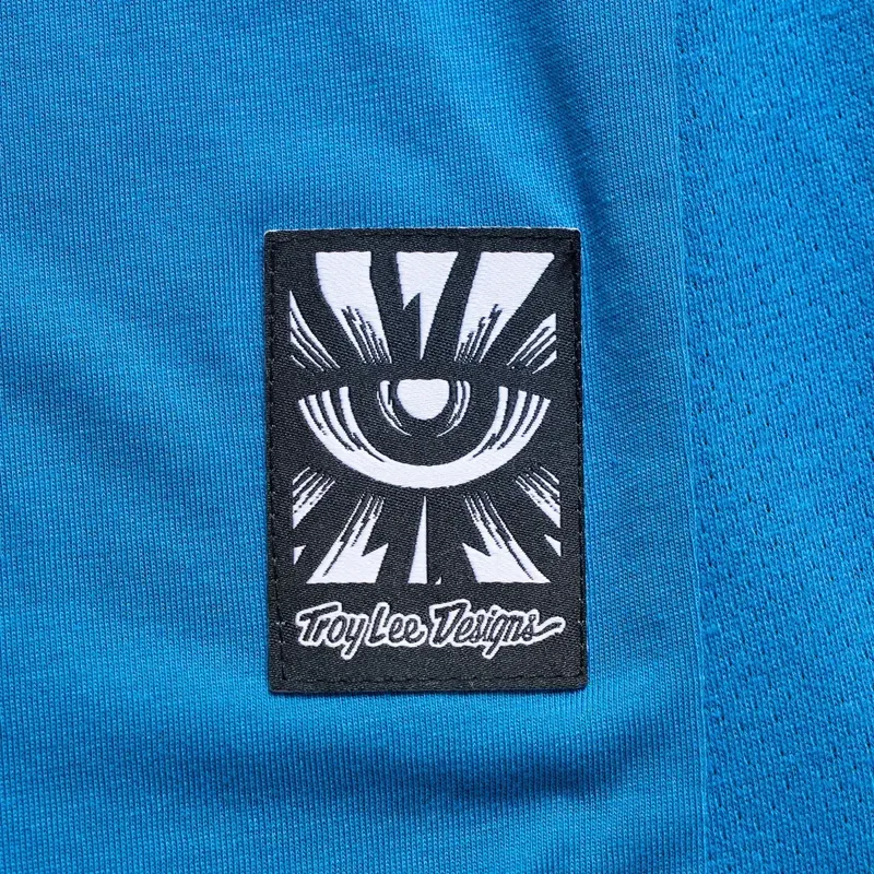 Troy Lee Designs Youth Skyline Ride One Eye Long Sleeve T-Shirt in Aero Blue-4