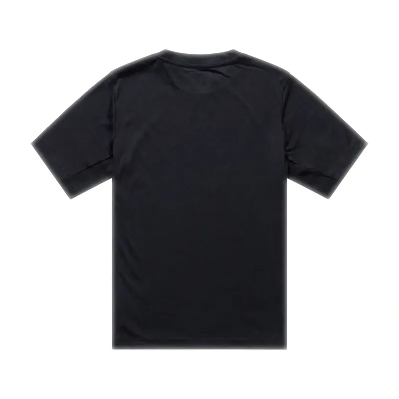 Troy Lee Designs Signature Skyline Ride Youth Short Sleeve Jersey in Black/Real Teal-1