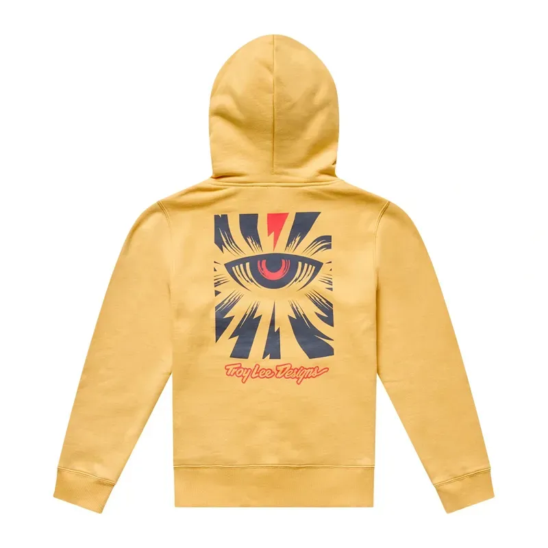 Troy Lee Designs Youth Cyborg Pullover Hoodie in Bleached Melon-1