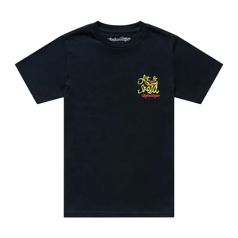 Troy Lee Designs Heritage Youth Short Sleeve T-Shirt in Black