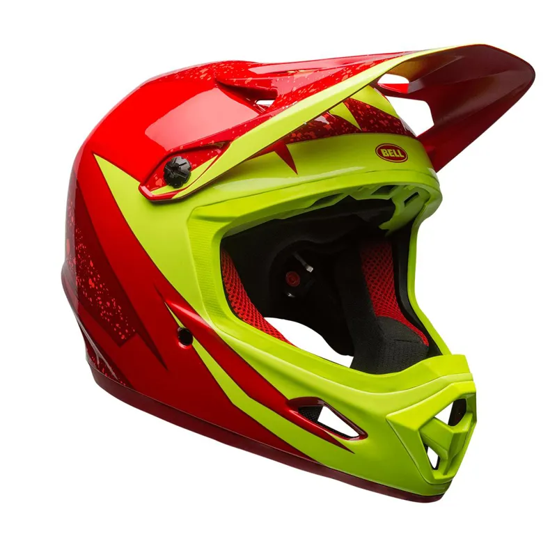 Bell Transfer 9 MTB Full Face Helmet Gloss Red/Marsala/Retina Sear