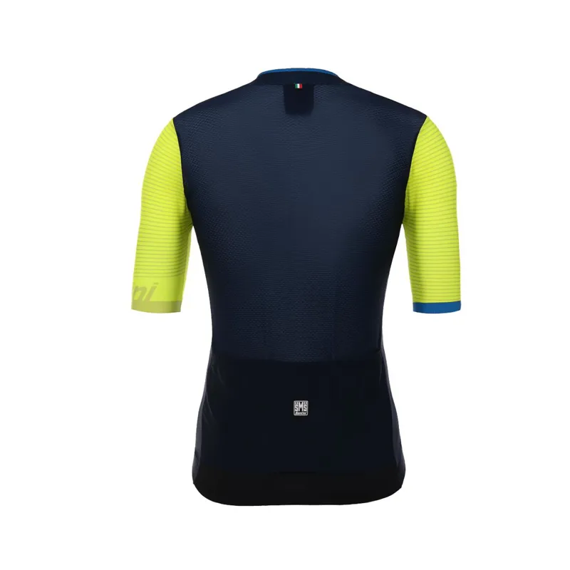 Santini Tono 2.0 Short Sleeved Mens Jersey in Blue-1