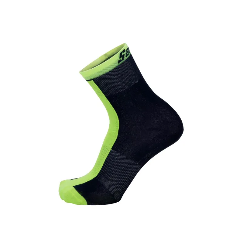 SANTINI ORIGINE WINTER MEDIUM PROFILE PRIMALOFT SOCK BLACK/YELLOW