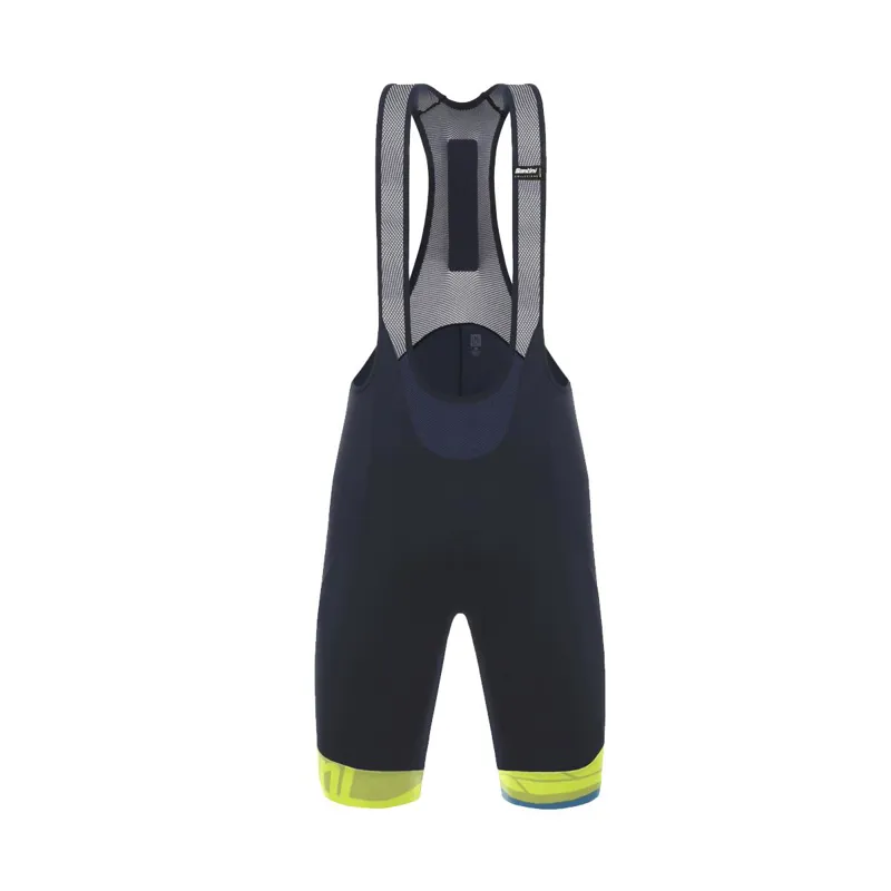 Santini Ace Bib Short Git Evo Navy/Yellow