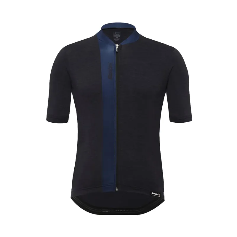 Santini Origine Short Sleeve Jersey Blue