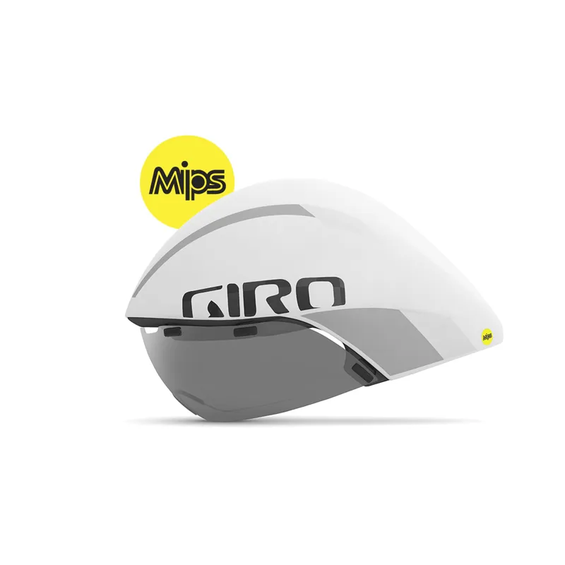 GIRO AEROHEAD ULTIMATE MIPS CARBON AERO HLEMET WHITE